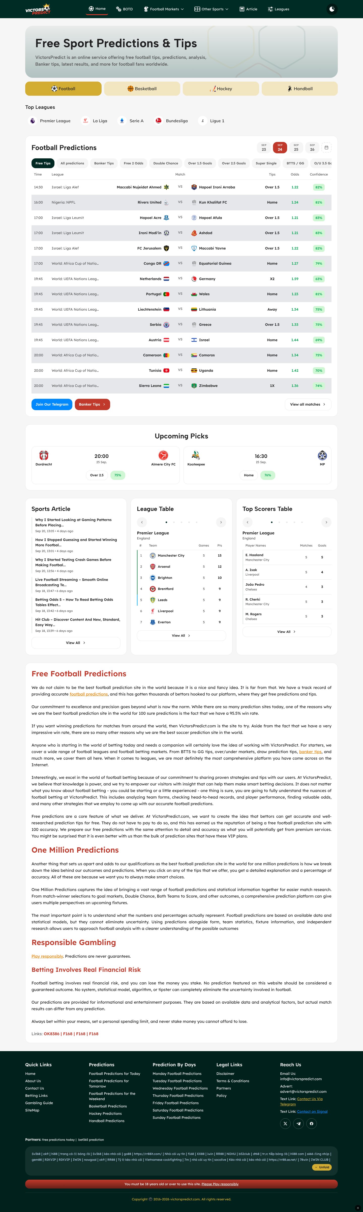 VictorsPredict screenshot 2